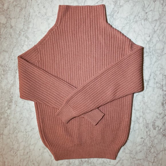Aritzia Wilfred Montpellier Sweater | Like New | XXS | Soft Pink - Picture 3 of 5